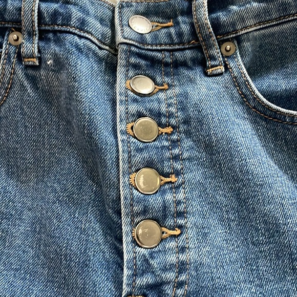 Everlane Way High Button Fly Jean in California Blue - Picture 13 of 13